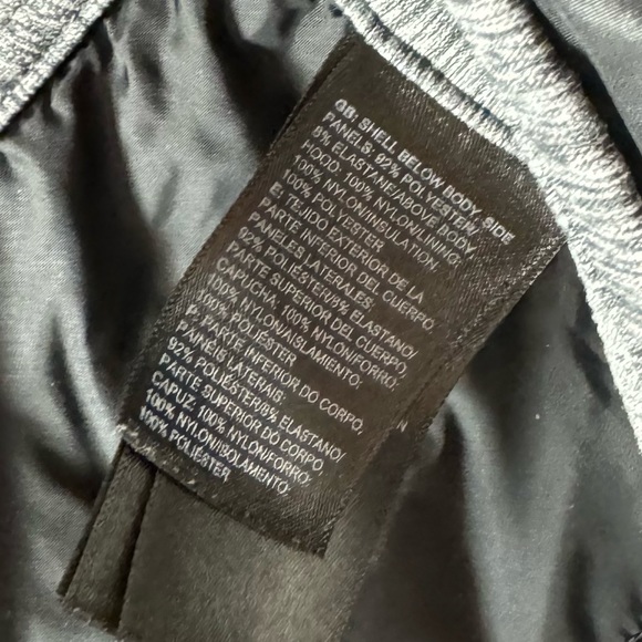 The North Face Jacket Coat‎ Vest Sleeveless Pseudio Heather Gray Black Hooded - Picture 4 of 11